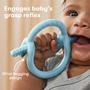 Imagem de Teether Frida Baby Get-A-Grip 100% silicone de qualidade alimentar azul