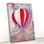Imagem de Tela canvas vert 60x40 arte de colagem com balão e mapa