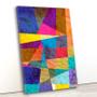 Imagem de Tela canvas vert 70x45 arte abstrata com formas geométricas
