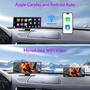 Imagem de Tela Carplay Sem Fio NUOTIAN 10,26" com Câmera de Ré