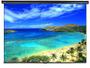Imagem de Tela de Projeção Retrátil Standard Tahiti 4:3 Vídeo 120 Polegadas 2,44 m x 1,83 m TTRS-004 LARGURA TOTAL 2,61