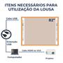 Imagem de Tela eletronica unionboard color laranja 82 polegadas