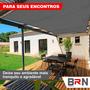 Imagem de Tela Impermeável Toldo Sombreamento Cor Cinza 4x3 Metros + Kit De Instalação