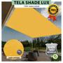 Imagem de Tela Lona Amarela 2x1 Metros Sombreamento Impermeável Shade Lux + Kit