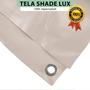 Imagem de Tela Lona Areia 4.5x1.5 Metros Sombreamento Impermeável Shade Lux + Kit