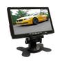 Imagem de Tela Monitor 7" LCD Colorido, 2 entradas de vídeo (2 AV-in), para Segurança, Carro, Câmera de Ré