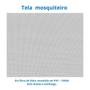 Imagem de Tela mosquiteiro completa janela 1,20x1,50m - cores