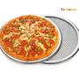 Imagem de Tela Para Assar Pizza Mais Rápido Alumínio 45 Cm Resistente