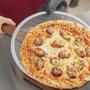 Imagem de Tela Para Pizza Em Alumínio 45 cm Resistente Kit 3 Peças