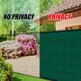 Imagem de Tela Segurança + Privacidade 5x1,5 Verde + Kit de Instalação Completo