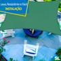 Imagem de Tela Shade P/ Sombreamento Verde 4x4 com Bainha Ilhós + Kit