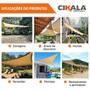 Imagem de Tela Shade Sombreamento Areia 3x3 Metros +Kit Fixação