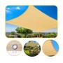 Imagem de Tela Shade Sombreamento Areia Multiuso 90% - 4x15 Mts