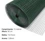 Imagem de Tela Soldada Revest. PVC 15mm Fachada Alvenaria 15m x 0,50m