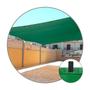 Imagem de Tela Sombrite Verde 90% 5x8 Sombreamento Toldo Garagem