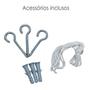 Imagem de Tela Toldo Sombreamento 3,6 Mts Triangular + Kit Instalação