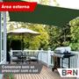 Imagem de Tela Toldo Sombreamento 90% Cor Verde Cobertura Decorativa 4x3m + Kit Instalação