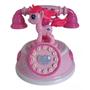 Imagem de Telefone Brinquedo para Crianças, Presente para Festa de Bebê ou Aniversário, Cor Rosa