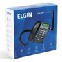 Imagem de Telefone Celular de Mesa Fixo GSM100 Preto ELGIN