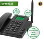 Imagem de Telefone Fixo aceita CHIP 4G Celular Rural com WiFi Intelbras CFW 9041 vivavoz, SMS