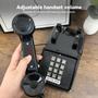 Imagem de Telefone Fixo com Fio Sangyn Classic - Design Vintage Retro Preto