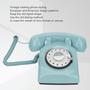 Imagem de Telefone Fixo Retro Vintage KUIDAMOS - Discagem Rotativa