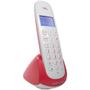 Imagem de Telefone Fixo Sem Fio Motorola Moto 700 R, Vermelho/Branco - Bivolt