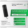 Imagem de Telefone Gôndola com Fio Intelbras com Função Interfone  TC 20 Preto