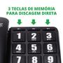 Imagem de Telefone Intelbras com Fio teclas grandes Tok Fácil - Preto