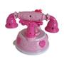 Imagem de Telefone Pônei Unicórnio Rosa Brinquedo Musical Com Luz