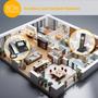 Imagem de Telefone residencial AT&T DECT 6.0 com fio/sem fio com 2 aparelhos CL84218