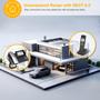 Imagem de Telefone residencial AT&T DECT 6.0 com fio/sem fio com 2 aparelhos CL84218
