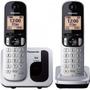 Telefone sem Fio com ID Base + Ramal KX-TGC212LB1 Cinza PANASONIC Imagem de Telefone sem Fio com ID Base + Ramal KX-TGC212LB1 Cinza PANASONIC