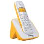 Imagem de Telefone Sem Fio Com Identificador TS 3110 Branco e Amarelo Intelbras