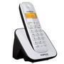 Imagem de Telefone Sem Fio Com Identificador TS 3110 Branco e Preto Intelbras