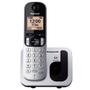 Imagem de Telefone sem Fio KX-TGC212LB1 Identificador de Chamada, Prata + Ramal - Panasonic