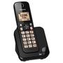 Imagem de Telefone sem Fio KX-TGC350LBB Identificador de Chamada + Viva Voz Preto - Panasonic