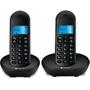 Imagem de Telefone Sem Fio Motorola MT150-2 DECT Com 2 Preto