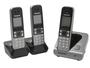 Imagem de Telefone Sem Fio Panasonic KX-TG6713LBB + 2 Ramais - Identificador de Chamada Viva Voz Preto