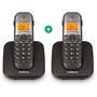 Imagem de Telefone Sem Fio + Ramal Adicional Intelbras TS5122 Preto