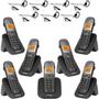 Imagem de Telefone sem fio TS 5120 + 6 Ramal TS 5121 Headset Intelbras