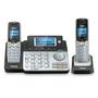 Imagem de Telefone sem fio VTech DS6151-2 de 2 linhas com 2 aparelhos prateado