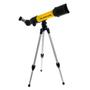 Imagem de Telescópio Astronômico Foco Ajustável Astronomia Polilab Refrator Zoom 80x Com Tripé