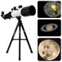 Imagem de Telescópio Astronômico Profissional Regulável Refrator 90x Com Tripé F36060