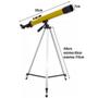 Imagem de Telescópio Astronômico Refrator Profissional 50/100x Tripé 19013 - Lorben