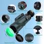 Imagem de Telescópio monocular Aigomc 80x100 HD com suporte para smartphone e tripé