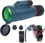 Imagem de Telescópio monocular binóculos 10-20x50 visão monocular poderosa de alta potência para adultos para observação de pássaros