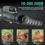 Imagem de Telescópio Monocular JIELEGEBI 10-30x50 com Zoom Óptico ED