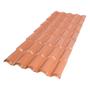 Imagem de Telha PVC Colonial Afort Cerâmica/Terracota 2,30 x 0,86m 5 Ondas