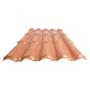 Imagem de Telha PVC Colonial Afort Cerâmica/Terracota 2,30 x 0,86m 5 Ondas